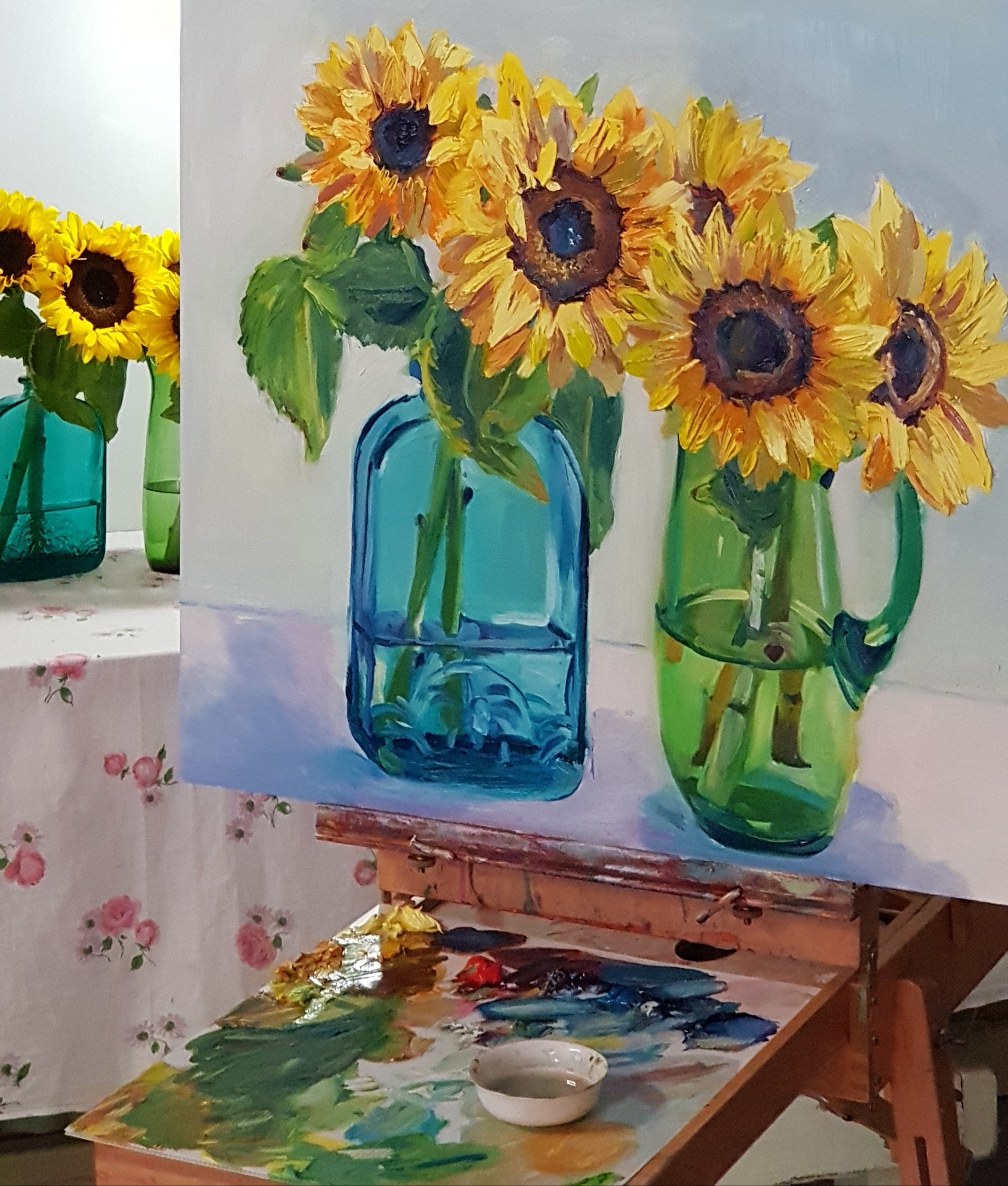 sunflower setup