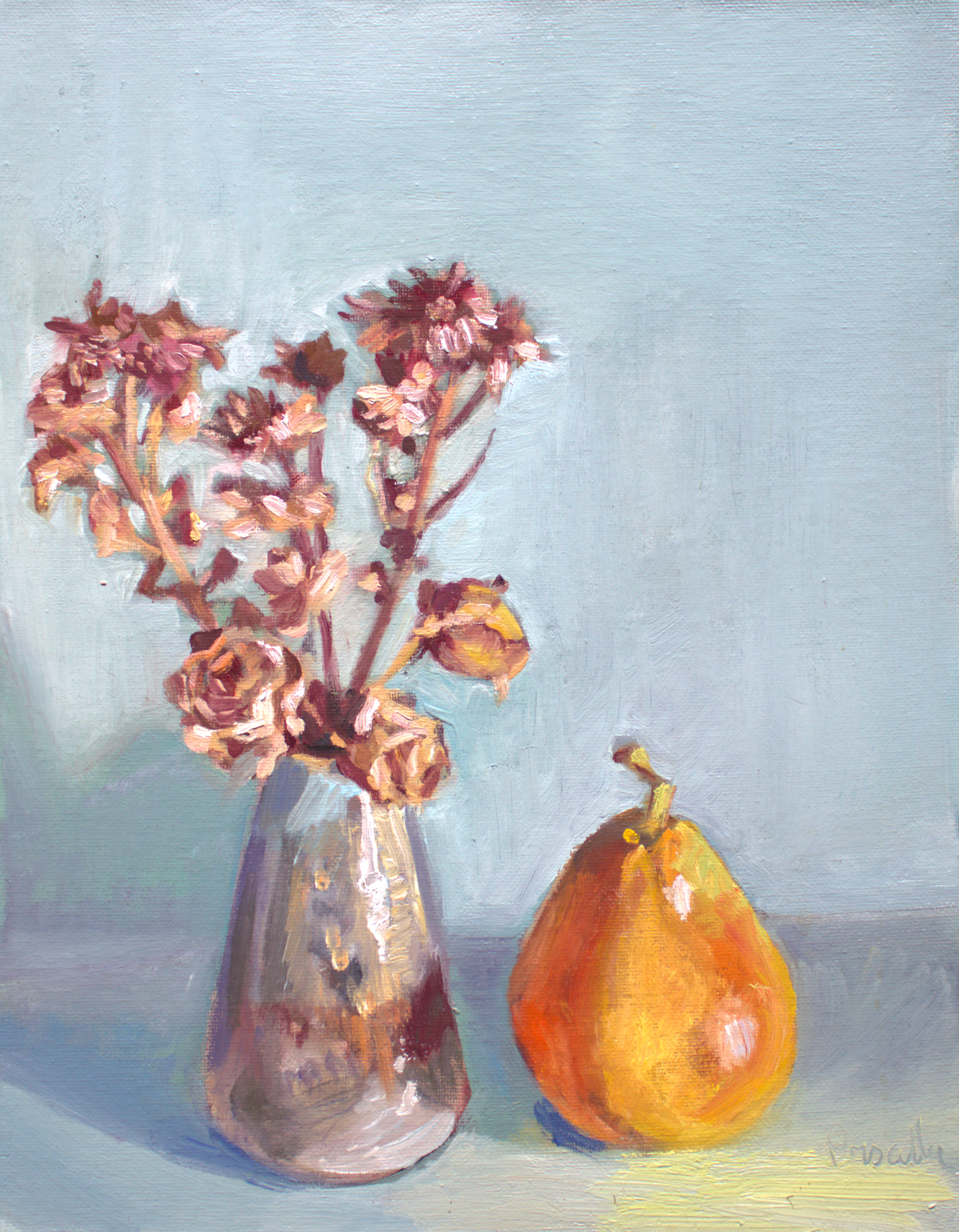Artist Vase and Pear