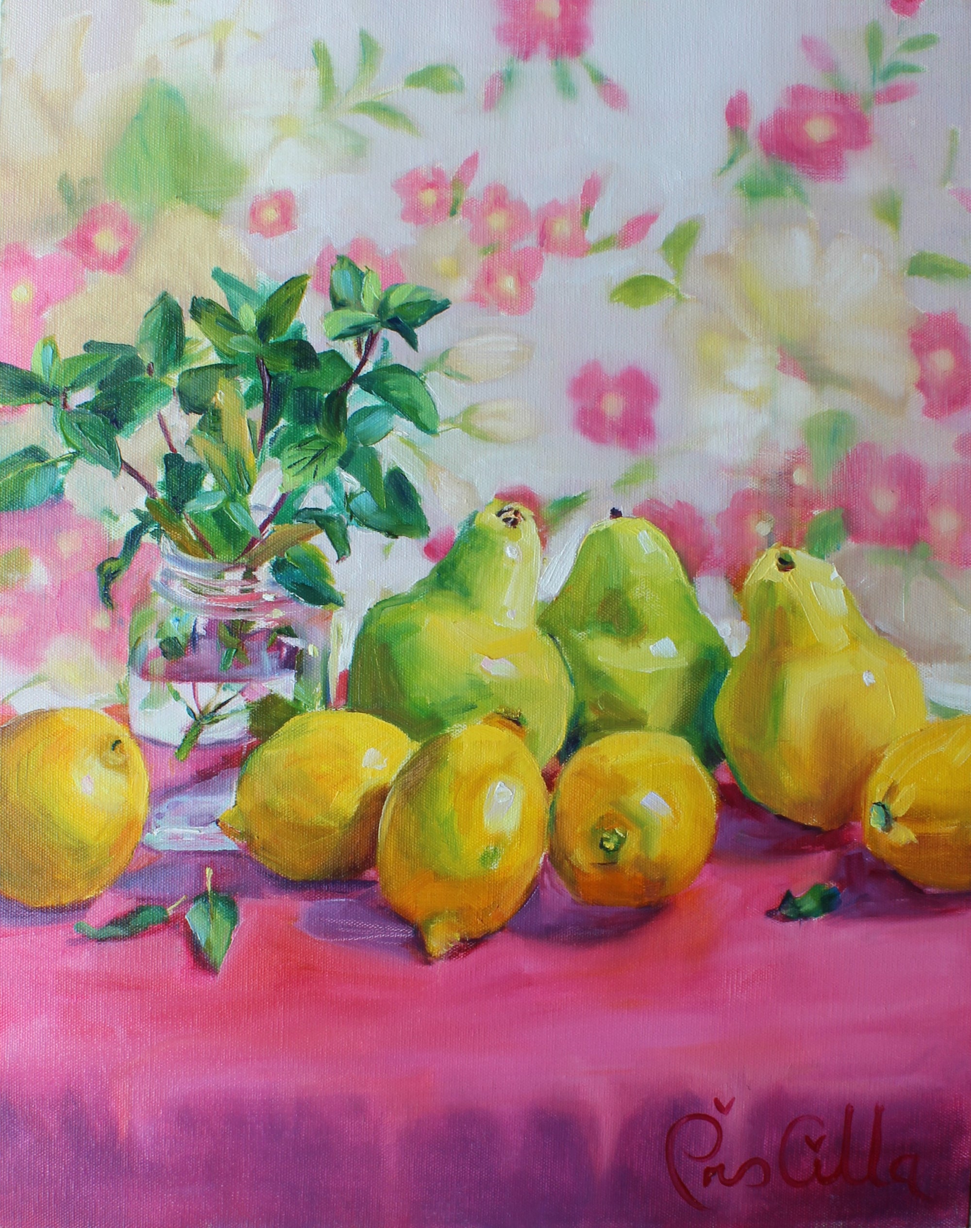 Lemons Pears and Mint