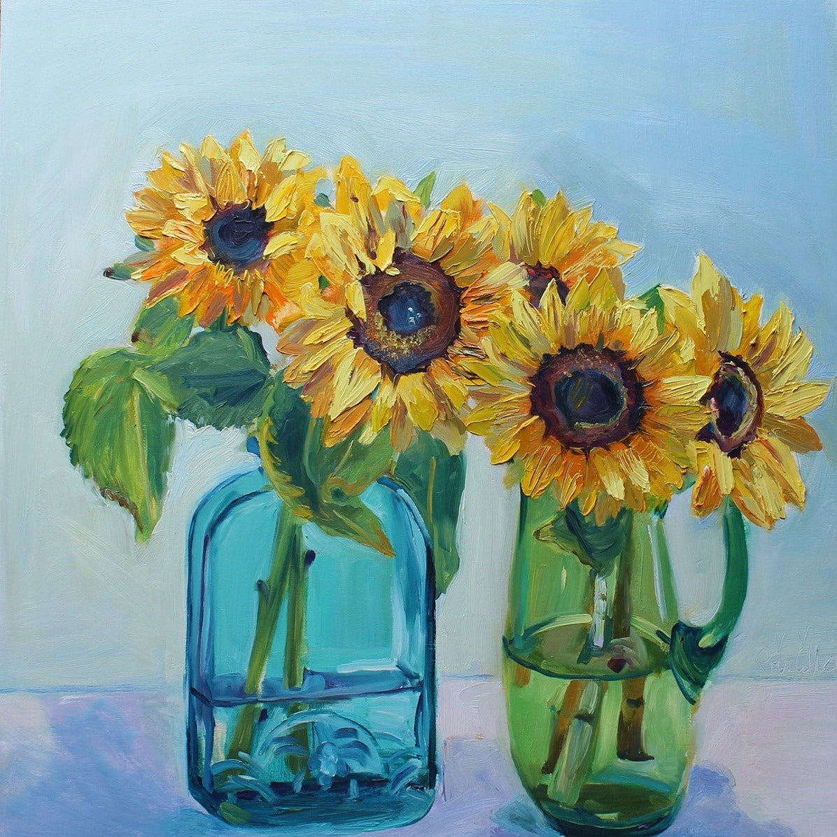 Homegrown Sunflowers - Priscilla's Studio
