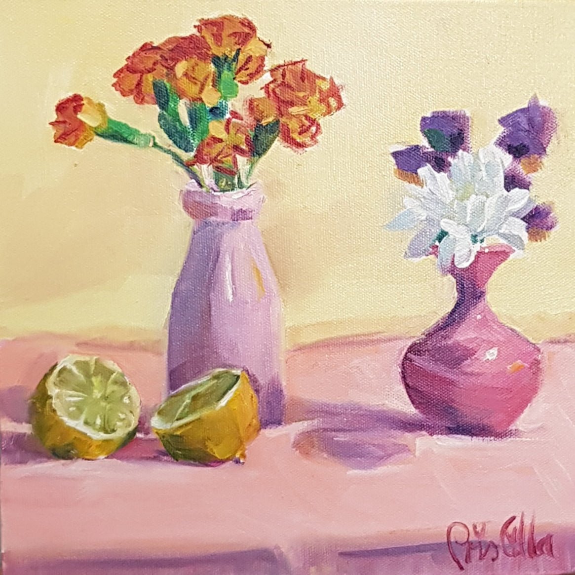 Pink and Lemon - Priscilla's Studio