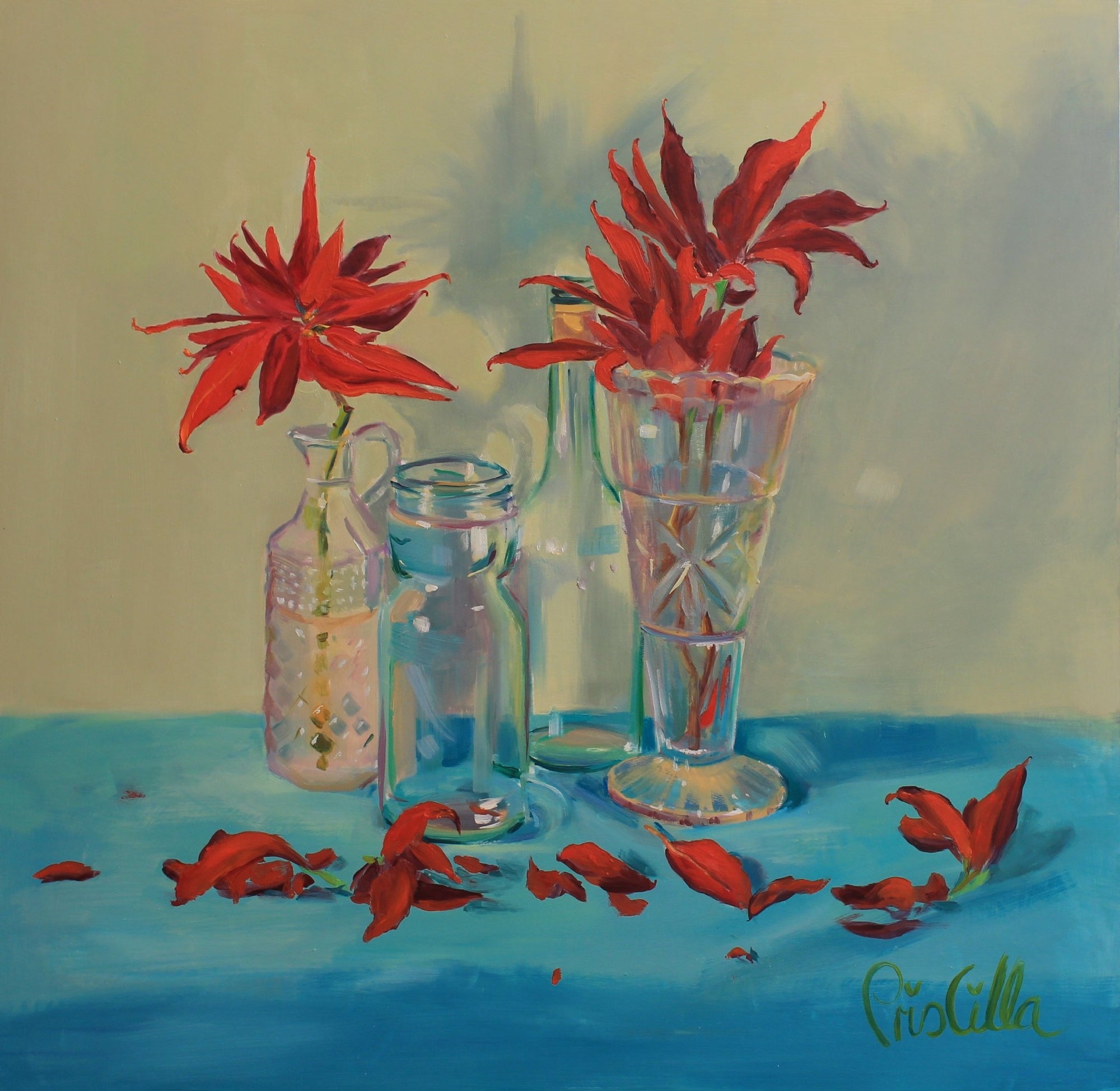 Red and Blue - Priscilla's Studio